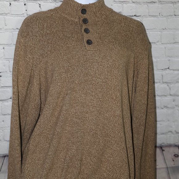 Tricots st Raphael tan Mens Sweater - Picture 4 of 9
